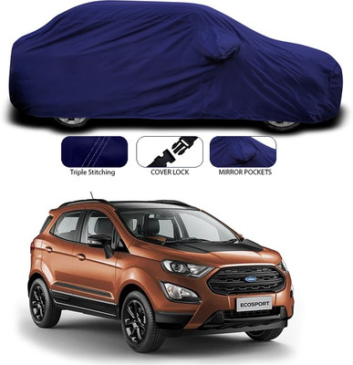 ANTHUB Car Cover For Ford Ecosport (With Mirror Pockets)(Blue)