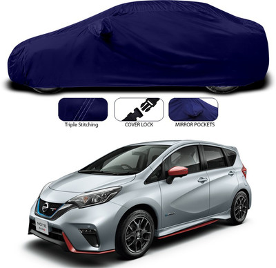 ANTHUB Car Cover For Nissan Note e-Power (With Mirror Pockets)(Blue)