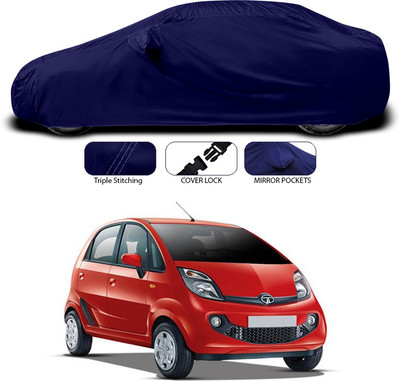 ANTHUB Car Cover For Tata Nano (With Mirror Pockets)(Blue)