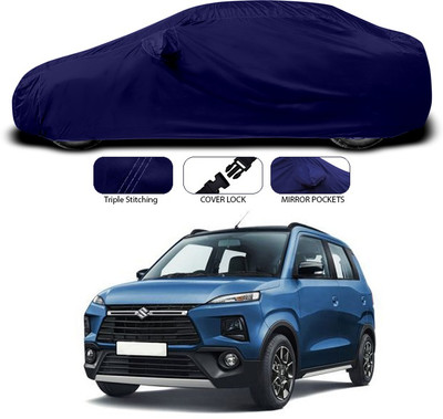 ANTHUB Car Cover For Maruti Suzuki XL5 (With Mirror Pockets)(Blue)