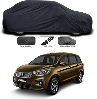SEBONGO Car Cover For Maruti Suzuki Ertiga (Without Mirror Pockets)(Grey)