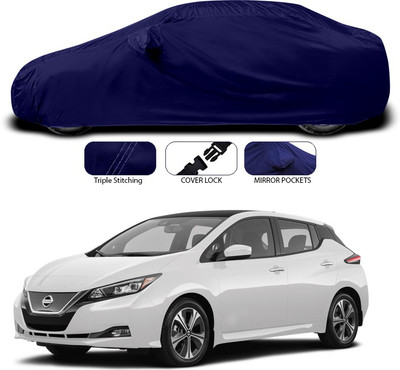 ANTHUB Car Cover For Nissan Leaf EV (With Mirror Pockets)(Blue)