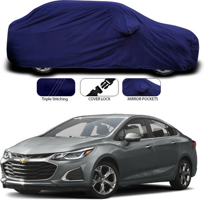 ANTHUB Car Cover For Chevrolet Cruze (With Mirror Pockets)(Blue)