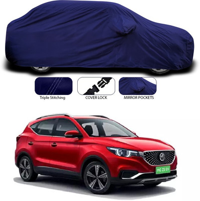 ANTHUB Car Cover For MG ZS EV (With Mirror Pockets)(Blue)