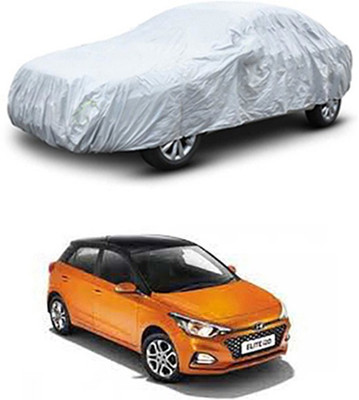 Utkarsh Car Cover For Hyundai Elite i20 (Without Mirror Pockets)(Silver)