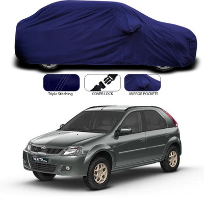 ANTHUB Car Cover For Mahindra Verito Vibe (With Mirror Pockets)(Blue)