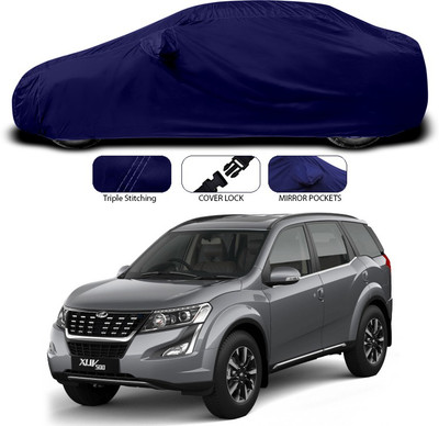 ANTHUB Car Cover For Mahindra XUV 500 (With Mirror Pockets)(Blue)