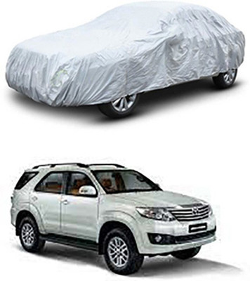 Utkarsh Car Cover For Toyota Fortuner Old (Without Mirror Pockets)(Silver)