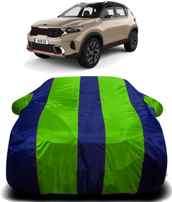 AUCTIMO Car Cover For Kia Sonet (With Mirror Pockets)(Green)