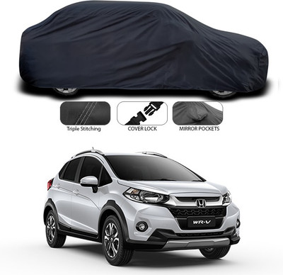 ANTHUB Car Cover For Honda WR-V (Without Mirror Pockets)(Black)