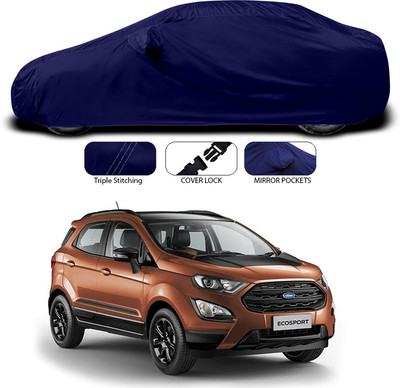 SEBONGO Car Cover For Ford Ecosport (With Mirror Pockets)(Blue)