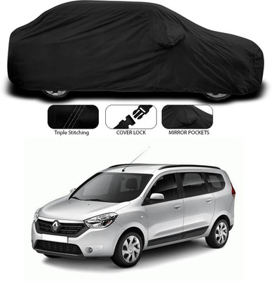 ANTHUB Car Cover For Renault Lodgy (With Mirror Pockets)(Black)