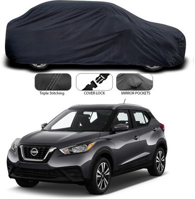 SEBONGO Car Cover For Nissan Kicks (Without Mirror Pockets)(Grey)