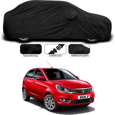 ANTHUB Car Cover For Tata Bolt (With Mirror Pockets)(Black)