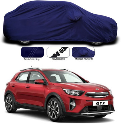 ANTHUB Car Cover For Kia QYI (With Mirror Pockets)(Blue)