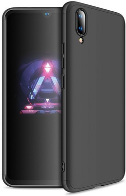 Glaslux Front & Back Case for Vivo Y93(Black, Dual Protection, Pack of: 1)