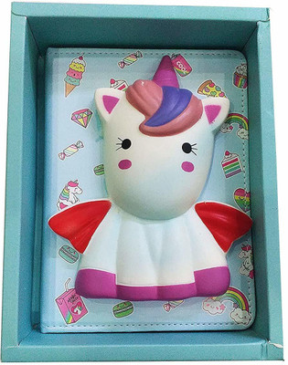ANVIT Decompression Note Book/Diary for Girls in a Box Packing Regular Diary Single Ruled 100 Pages(Multicolor)