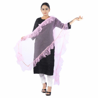 Traditions Bazaar Net Solid Women Dupatta