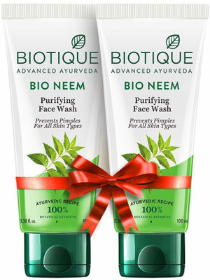 BIOTIQUE Advanced Ayurveda Bio Neem Purifying  Face Wash(200 ml)