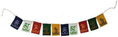 Auto MT Tibetian Buddhist Prayer Flags Rectangle Car Window Flag(Polyester)