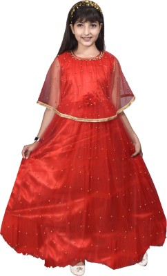 M.R.A Fashion Anarkali Gown(Red)