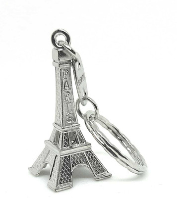 reyiys Eiffel Tower Key Chain Favor from Paris, French Souvenirs Key Rings Eiffel Tower Keyring for Purse Bag (Silver) Key Chain