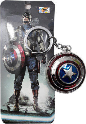 MAJESTIC BASKET Attractive Spinning Shield Alloy Key chain Key Chain