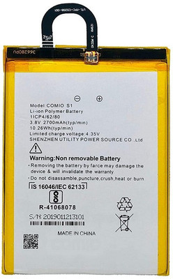 CaseTrendz Mobile Battery For  Comio S1 (COMIO S1) 2700 mAh