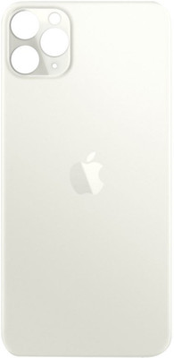 Purplesavvy Apple IPhone 11 Pro Max (GLASS) Back Panel(Silver)