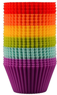 HAZEL Silicone Cupcake/Muffin Mould 24(Pack of 24)