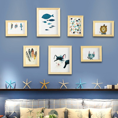 Artzfolio Polymer Wall Photo Frame(Multicolor, 7 Photo(s), 5x7-5pc;6x10-2pc;SET OF 7 PCS)