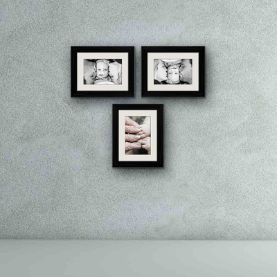 Artzfolio Polymer Wall Photo Frame(Multicolor, 3 Photo(s), 6x8inch;SET OF 3 PCS With Mount)