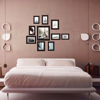 Artzfolio Polymer Wall Photo Frame(Multicolor, 10 Photo(s), 5x7-9pc;6x10-1pc;SET OF 10 PCS)