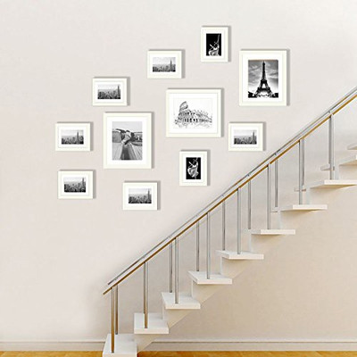 Artzfolio Polymer Wall Photo Frame(Multicolor, 11 Photo(s), 6x8-8pc;8x10-3pc;SET OF 11 PCS With Mount)