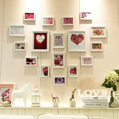 Artzfolio Polymer Wall Photo Frame(Multicolor, 17 Photo(s), 4x6-11pc;5x7-4pc;8x10-2pc;SET OF 17 PCS)
