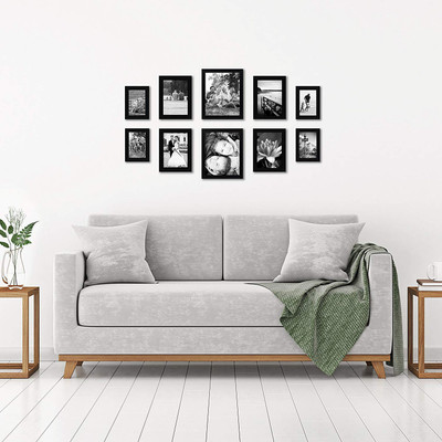 Artzfolio Polymer Wall Photo Frame(Multicolor, 10 Photo(s), 4x6-4pc;5x7-4pc;8x10-2pc;SET OF 10 PCS)