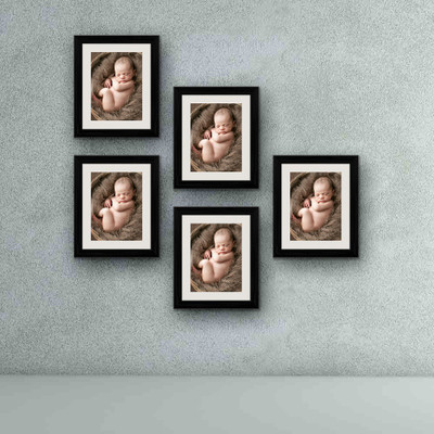 Artzfolio Polymer Wall Photo Frame(Multicolor, 5 Photo(s), 8x10inch;SET OF 5 PCS With Mount)