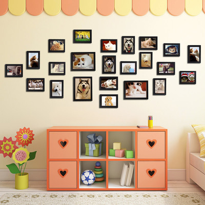 Artzfolio Polymer Wall Photo Frame(Multicolor, 23 Photo(s), 4x6-20pc;5x7-3pc;SET OF 23 PCS)