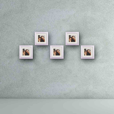 Artzfolio Polymer Wall Photo Frame(Multicolor, 5 Photo(s), 6x6inch;SET OF 5 PCS With Mount)
