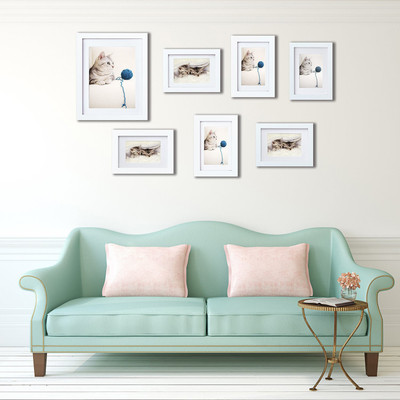 Artzfolio Polymer Wall Photo Frame(Multicolor, 7 Photo(s), 6x8-3pc;6x10-3pc;8x10-1pc;SET OF 7 PCS With Mount)
