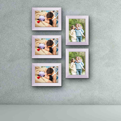Artzfolio Polymer Wall Photo Frame(Multicolor, 5 Photo(s), 5x7inch;SET OF 5 PCS)