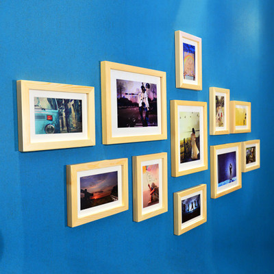 Artzfolio Polymer Wall Photo Frame(Multicolor, 11 Photo(s), 5x7-8pc;6x8-3pc;SET OF 11 PCS With Mount)