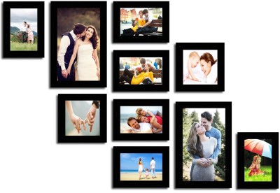 Artzfolio Polymer Wall Photo Frame(Multicolor, 10 Photo(s), 4x6-6pc;6x6-2pc;6x10-2pc;SET OF 10 PCS)