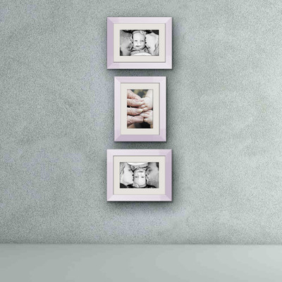 Artzfolio Polymer Wall Photo Frame(Multicolor, 3 Photo(s), 6x8inch;SET OF 3 PCS With Mount)