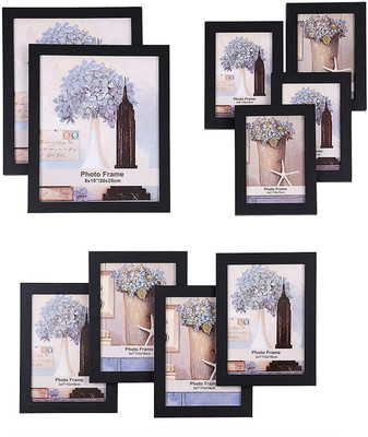 Artzfolio Polymer Wall Photo Frame(Multicolor, 10 Photo(s), 4x6-4pc;5x7-4pc;8x10-2pc;SET OF 10 PCS)