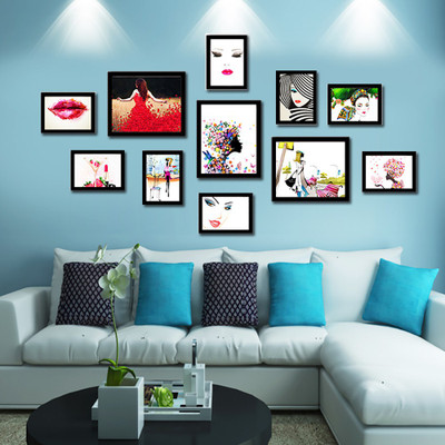 Artzfolio Polymer Wall Photo Frame(Multicolor, 11 Photo(s), 4x6-8pc;6x8-3pc;SET OF 11 PCS)