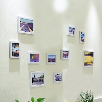 Artzfolio Polymer Wall Photo Frame(Multicolor, 10 Photo(s), 4x6-7pc;5x7-2pc;6x8-1pc;SET OF 10 PCS)