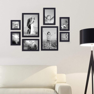 Artzfolio Polymer Wall Photo Frame(Multicolor, 8 Photo(s), 6x6-2pc;6x8-4pc;8x10-2pc;SET OF 8 PCS)
