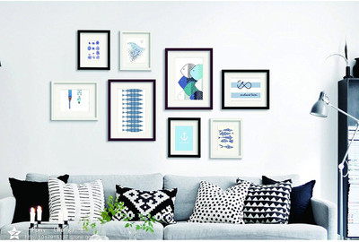 Artzfolio Polymer Wall Photo Frame(Multicolor, 8 Photo(s), 6x8-4pc;8x10-4pc;SET OF 8 PCS With Mount)