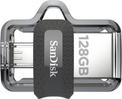 SanDisk Ultra Dual SDDD3-064G-I35 128 OTG Drive(Grey, Silver, Type A to Micro USB)